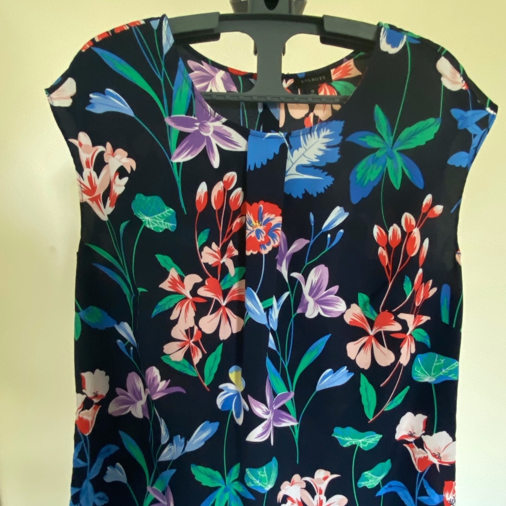 Talbots Patterned Blouse